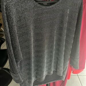 Alfani Monochrome Patterned Knit Top